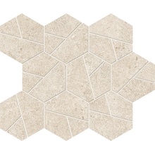 Atlas Concorde Boost Stone A7CU Ivory Mosaico Hex Mozaïek 25x28,5 cm - foto 1 - foto 1