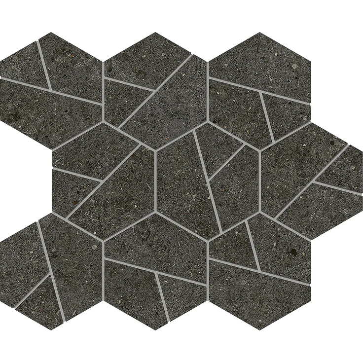 Atlas Concorde Boost Stone A7C2 Tarmac Mosaico Hex Mosaic 25x28,5 cm - photo 1 Atlas Concorde Boost Stone A7C2 Tarmac Mosaico Hex Mosaic 25x28,5 cm - photo 1