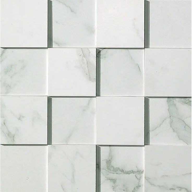 Atlas Concorde Marvel ASLC Calacatta Mosaico 3D Mosaic 30x30 cm - photo 1 Atlas Concorde Marvel ASLC Calacatta Mosaico 3D Mosaic 30x30 cm - photo 1