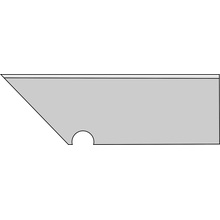 Atlas Concorde Marvel ASNC Calacatta Battiscopa Sag.Dx Speciaal element 7,2x30 cm - foto 1 - foto 1