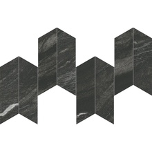 Atlas Concorde Marvel Diva AYD5 Black Tempest Mosaico Chevron Velvet Mozaïek 17,5x46,3 cm - foto 1 - foto 1