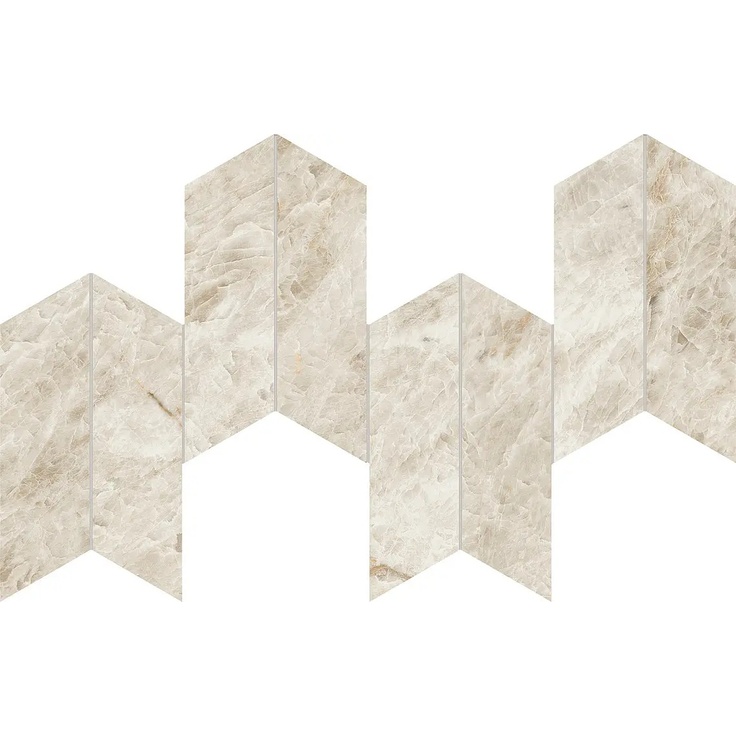 Atlas Concorde Marvel Diva AYD3 Taj Mahal Mosaico Chevron Velvet Mosaic 17,5x46,3 cm, Italy, other types of marble - photo 1 Atlas Concorde Marvel Diva AYD3 Taj Mahal Mosaico Chevron Velvet Mosaic 17,5x46,3 cm, Italy, other types of marble - photo 1