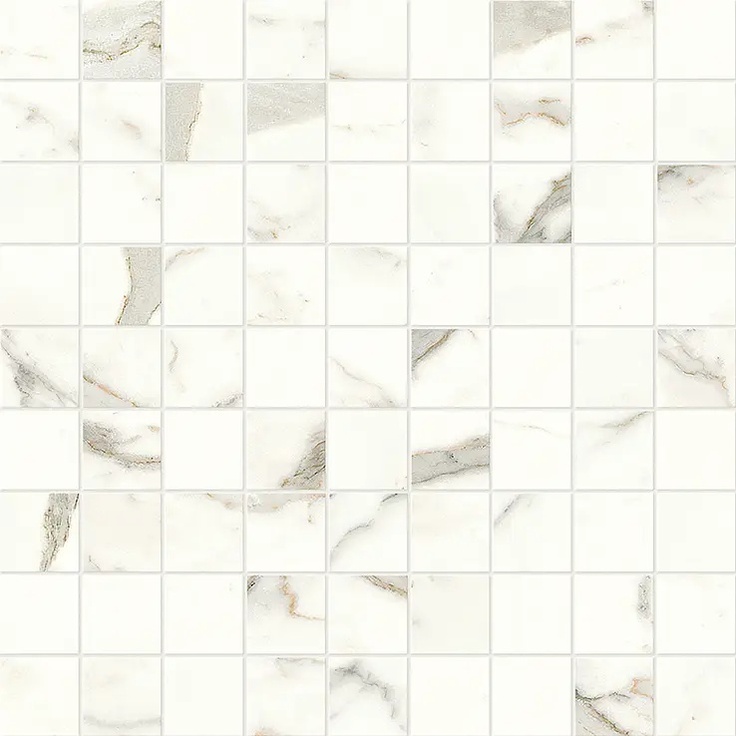 Atlas Concorde Marvel Shine A414 Marvel Calacatta Prestigio Mosaico Matt Mosaico 30x30 cm - foto 1 Atlas Concorde Marvel Shine A414 Marvel Calacatta Prestigio Mosaico Matt Mosaico 30x30 cm - foto 1