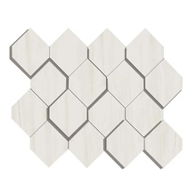 Atlas Concorde Marvel Stone AS36 Marvel Bianco Dol. Mosaico Esagono 3D Mozaïek 28,2x35,3 cm - foto 1 - foto 1
