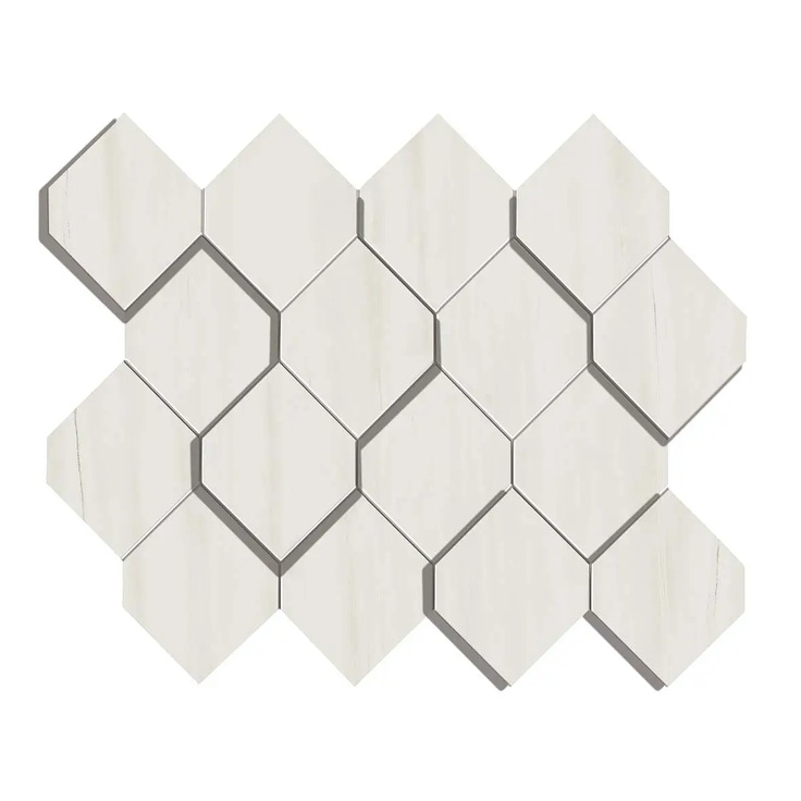Atlas Concorde Marvel Stone AS36 Marvel Bianco Dol. Mosaico Esagono 3D Mozaik 28,2x35,3 cm - foto 1 Atlas Concorde Marvel Stone AS36 Marvel Bianco Dol. Mosaico Esagono 3D Mozaik 28,2x35,3 cm - foto 1