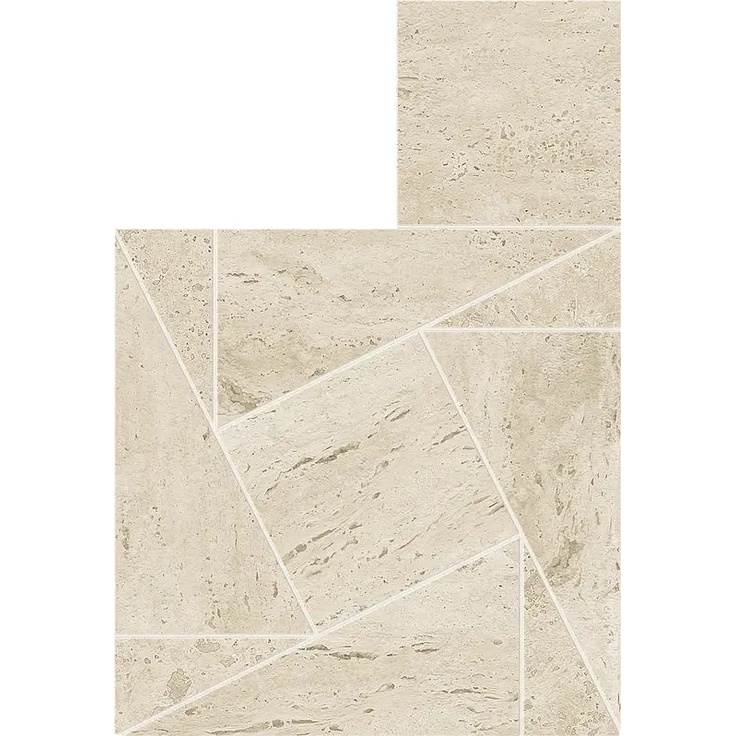Atlas Concorde Marvel Travertine AF9I Marvel Pearl Mosaico Tessellation Mozaik 22x26 cm - foto 1 Atlas Concorde Marvel Travertine AF9I Marvel Pearl Mosaico Tessellation Mozaik 22x26 cm - foto 1