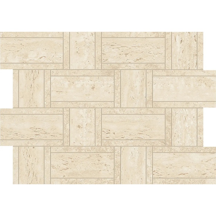 Atlas Concorde Marvel Travertine AF9N Marvel Sand Mosaico Basketweave Mosaic 35x47 cm - photo 1 Atlas Concorde Marvel Travertine AF9N Marvel Sand Mosaico Basketweave Mosaic 35x47 cm - photo 1