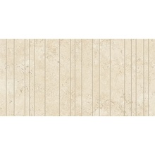 Atlas Concorde Marvel Travertine AF9Q Marvel Sand Cross Chiselled Urban Grid Mozaïek 29,5x60 cm - foto 1 - foto 1