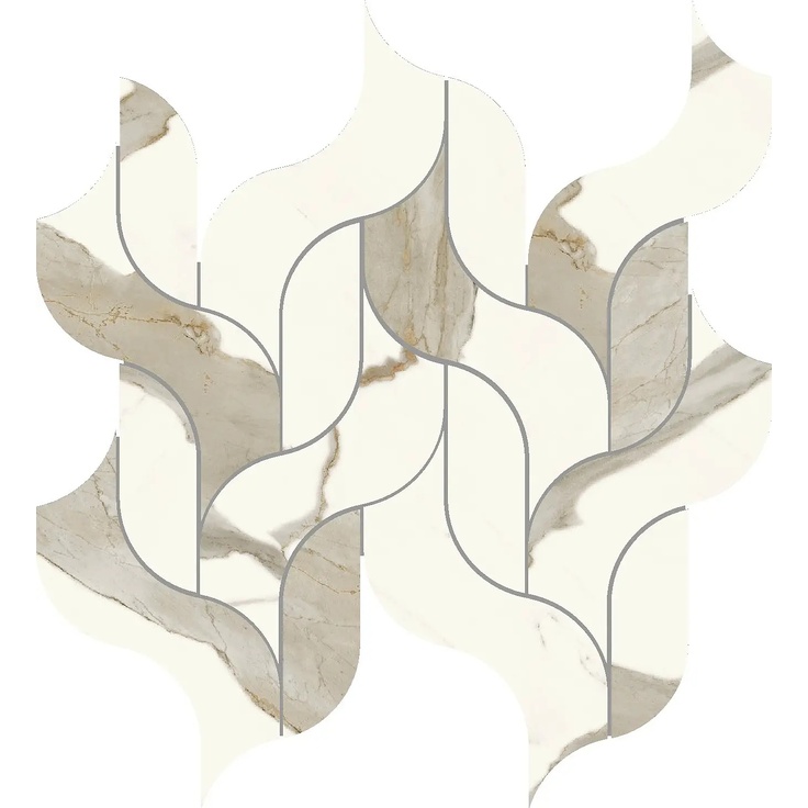 Atlas Concorde Marvel X AF8S Marvel Calacatta Sublime Mosaico Waterfall Lappato Mosaic 27,7x30,5 cm - photo 1 Atlas Concorde Marvel X AF8S Marvel Calacatta Sublime Mosaico Waterfall Lappato Mosaic 27,7x30,5 cm - photo 1