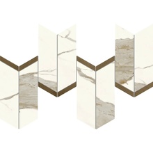 Atlas Concorde Marvel X AF8X Marvel Calacatta Sublime Mosaico Chevron Lappato Mozaika 19,2x46,3 cm - fotografie 1 - foto 1