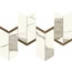 Atlas Concorde Marvel X AF8X Marvel Calacatta Sublime Mosaico Chevron Lappato Mosaic 19,2x46,3 cm - photo 1