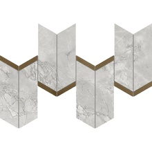Atlas Concorde Marvel X AF8Z Marvel Grey Cloud Mosaico Chevron Lappato Mozaika 19,2x46,3 cm - fotografie 1 - foto 1