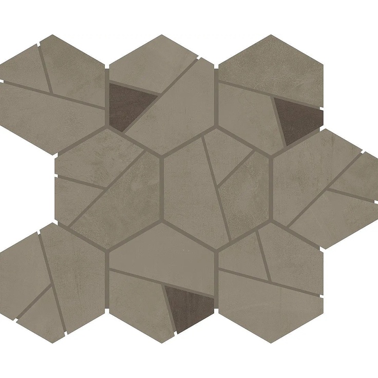 Atlas Concorde Italy Boost Pro С000561054 A0QP_BoostProTaupeMosaicoHexCoffee Mozaika 25x28,5 cm, Itálie, beton - fotografie 1 Atlas Concorde Italy Boost Pro С000561054 A0QP_BoostProTaupeMosaicoHexCoffee Mozaika 25x28,5 cm, Itálie, beton - fotografie 1