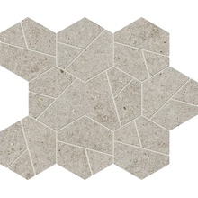 Atlas Concorde Italy Boost Stone С000544780 A7CY_BoostStonePearlMosaicoHex Mozaik 25x28,5 cm, Italien, övriga typer av sten - foto 1 - foto 1