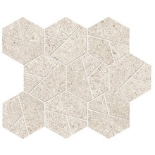 Atlas Concorde Italy Boost Stone A67I White Mosaico Hex Mosaic 25x28,5 cm, Italy, stone  - photo 1 - photo 1