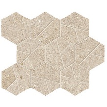 Atlas Concorde Italy Boost Stone A7CV Cream Mosaico Hex Mosaic 25x28,5 cm, Italy, stone  - photo 1 - photo 1