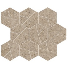 Atlas Concorde Italy Boost Stone A7CW Clay Mosaico Hex Mosaic 25x28,5 cm, Italy, stone  - photo 1 - photo 1