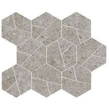 Atlas Concorde Italy Boost Stone A7CZ Grey Mosaico Hex Mosaic 25x28,5 cm, Italy, stone  - photo 1 - photo 1