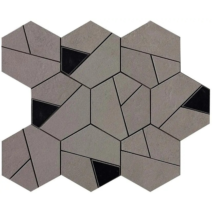 Atlas Concorde Italy Boost С000419565 AN69_BoostSmokeMosaicoHexBlack Mosaic 25x28,5 cm, Italy, concrete look - photo 1 Atlas Concorde Italy Boost С000419565 AN69_BoostSmokeMosaicoHexBlack Mosaic 25x28,5 cm, Italy, concrete look - photo 1
