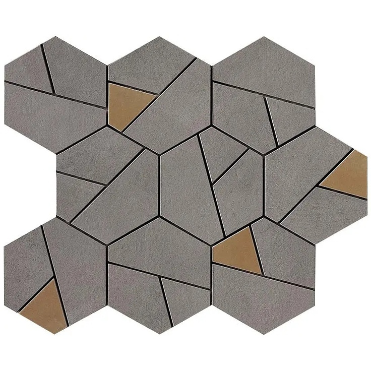 Atlas Concorde Italy Boost С000419564 AN68_BoostSmokeMosaicoHexYellow Mosaic 25x28,5 cm, Italy, concrete look - photo 1 Atlas Concorde Italy Boost С000419564 AN68_BoostSmokeMosaicoHexYellow Mosaic 25x28,5 cm, Italy, concrete look - photo 1