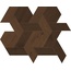 Atlas Concorde Italy Heartwood С000475069 AOYJ_HeartwoodMokaMansionWeave34,6X40 Mozaik 34,6x40 cm, Italien, trae-look - foto 1