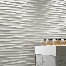 Atlas Concorde Italy 3D Wall 40x80 см, ceramic, Italy, monochrome - interior photo 1 - photo 1