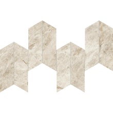 Atlas Concorde Italy Marvel Diva AYD3 Taj Mahal Mosaico Chevron Velvet Ret Decoração 17,5x46,3 cm, Itália, efeito mosaico - foto 1 - foto 1