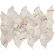 Atlas Concorde Italy Marvel Diva AYD9 White Everest Mosaico Twist Lapp Ret Decoração 27,6x35 cm, Itália, efeito mosaico - foto 1 - foto 1