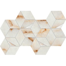 Atlas Concorde Italy Marvel Diva AYLP Ice Crystal Mosaico Hex Lapp Ret Decoração 23,3x40,3 cm, Itália, efeito mosaico - foto 1 - foto 1