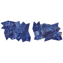Atlas Concorde Italy Marvel Dream AOVN Ultramarine Leaf Lappato Mosaic 27,2x42,3 cm, Italy - photo 1 - photo 1