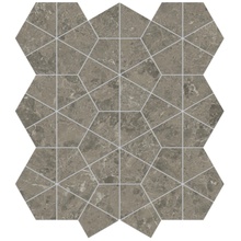 Atlas Concorde Italy Marvel Meraviglia AJQ1 Grigio Elegante Hexagon Lapp Mozaïek 40,3x46,6 cm, Italië, mozaieklook - foto 1 - foto 1