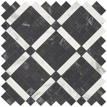 Atlas Concorde Italy Marvel Pro 9MVH Noir Mix Diagonal Mosaic Mosaic 30,5x30,5 cm, Italy, wallpaper  - photo 1 - photo 1