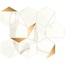 Atlas Concorde Italy Marvel Shine С000544294 A4WU_MarvelCalacattaPrestigioGoldHexShiny Mosaïque 25,1x29 cm, Italie, marbre calacatta - photo 1