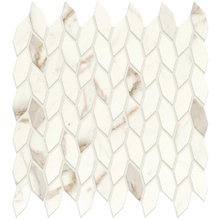 Atlas Concorde Italy Marvel Shine A4WL Calacatta Prestigio Mosaico Twist Shiny Mosaic 30,5x30,5 cm, Italy - photo 1 - photo 1