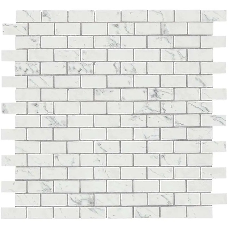 Atlas Concorde Italy Marvel Stone С000619798 AS34_Marvel Carrara P. Mosaico Lapp. Burattato Mosaic 29,8x29,8 cm, Italy, carrara - photo 1