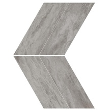 Atlas Concorde Italy Marvel Stone AS1U Bardiglio Grey Chevron Lappato Mosaic 22,5x22,9 cm, Italy - photo 1 - photo 1