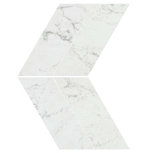Atlas Concorde Italy Marvel Stone AS1V Carrara Pure Chevron Lappato Mosaic 22,5x22,9 cm, Italy - photo 1 - photo 1