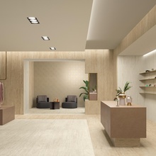 Atlas Concorde Italy Marvel Travertine 60x60, ongeglazuurd keramisch graniet, Italië, travertijn - interieurfoto 1 - foto 1