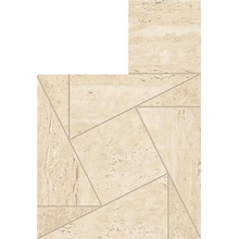 Atlas Concorde Italy Marvel Travertine AF9H Sand Tessellation Mosaic 22x26 cm, Italy, mosaic - photo 1 - photo 1