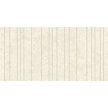 Atlas Concorde Italy Marvel Travertine AF9P White Cross Chiselled Urban Grid porcelain tile 29,5x60 cm, Italy, stone  - photo 1 - photo 1