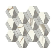 Atlas Concorde Italy Marvel X AF8Q Hive Hex Lappato Mosaico 32,2x37,2 cm, Italia, effetto mosaico - foto 1 - foto 1