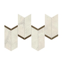 Atlas Concorde Italy Marvel X AF8Y Calacatta Perla Chevron Lappato Mosaico 19,2x46,3 cm, Italia, effetto mosaico - foto 1 - foto 1
