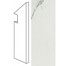 Atlas Concorde Italy Marvel ASNC Calacatta Battiscopa Sag. DX baseboard 7,2x30 cm, Italy, stone  - photo 1 - photo 1