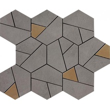 Atlas Concorde Italy Boost AN68 Smoke Mosaico Hex Yellow porcelain tile 30,5x30,5 cm, Italy, mosaic - photo 1 - photo 1