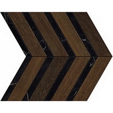 Atlas Concorde Italy Heartwood AOYI Moka Marble Chevron gres porcelanato 28,7x29,4 cm, Itália, efeito madeira - foto 1 - foto 1
