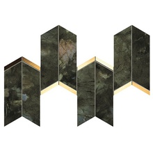 Atlas Concorde Italy Marvel Dream 9MCO Chevron Brazil Green Mosaic 17x41,4 cm, Italy, stone  - photo 1 - photo 1