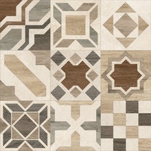 Baldocer Belfast Phuket Mix Ivory rect gres porcelanato 60x60 cm, Espanha, efeito madeira - foto 1 - foto 1