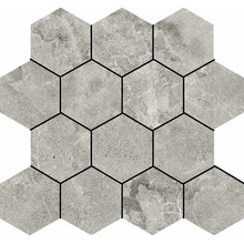 Baldocer Dome С000564291 Dome Hexa Ash 29*27 Mosaico 27x29 cm, Espanha, outros tipos de pedra - foto 1 - foto 1
