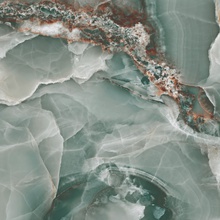 Baldocer Onyx Turquoise Pulido 120 porcelain tile 120x120 cm, Spain, onyx look - photo 1 - photo 1
