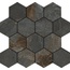Baldocer Slate С000581507 Slate Hexa Black 29*27 Mozaika 27x29 cm, Španělsko, břidlice (andesit) - fotografie 1 Baldocer Slate С000581507 Slate Hexa Black 29*27 Mozaika 27x29 cm, Španělsko, břidlice (andesit) - fotografie 1